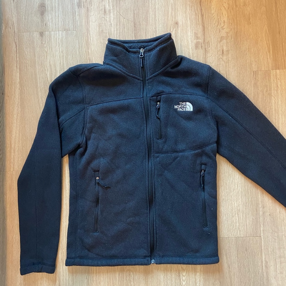 North Face black fleece